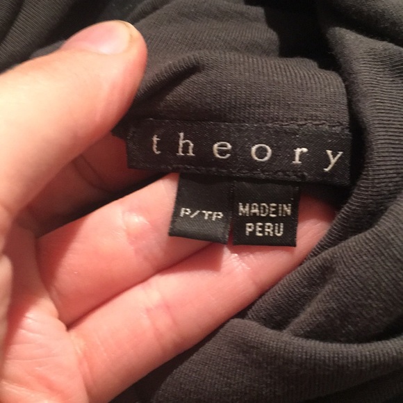 Theory Dark Gray Turtleneck Top Size XS (P) - Picture 3 of 3